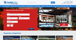 Desktop Screenshot of hotelinfo.com.ar